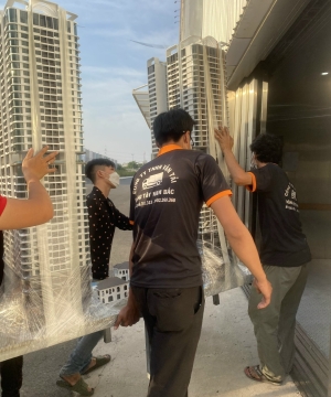 Hình ảnh vận chuyển mô hình căn hộ 