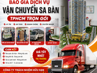 Báo Giá Dịch Vụ Vận Chuyển Sa Bàn TPHCM Trọn Gói