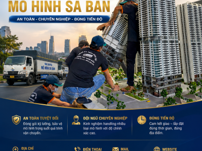 Vận chuyển mô hình trưng bày