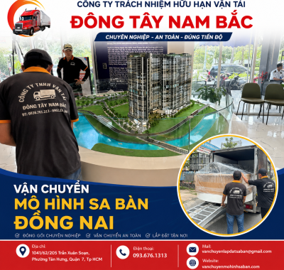 Vận chuyển mô hình sa bàn Đồng Nai