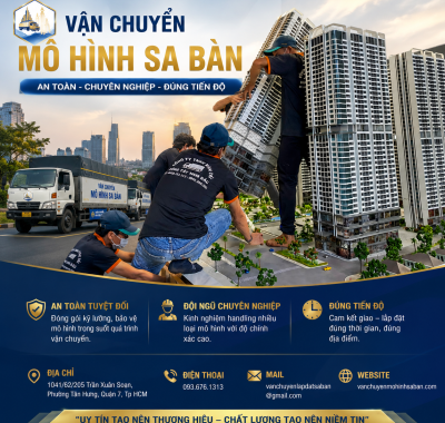 Vận chuyển mô hình trưng bày