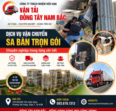 Dịch vụ vận chuyển sa bàn trọn gói