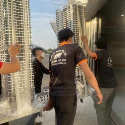 Hình ảnh vận chuyển mô hình căn hộ 