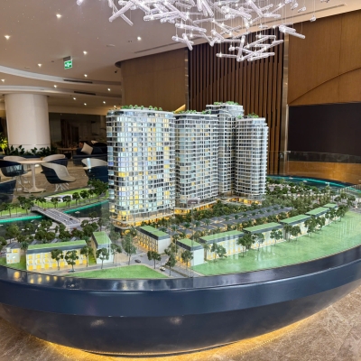 Sa bàn khu căn hộ cao cấp hiện đại 