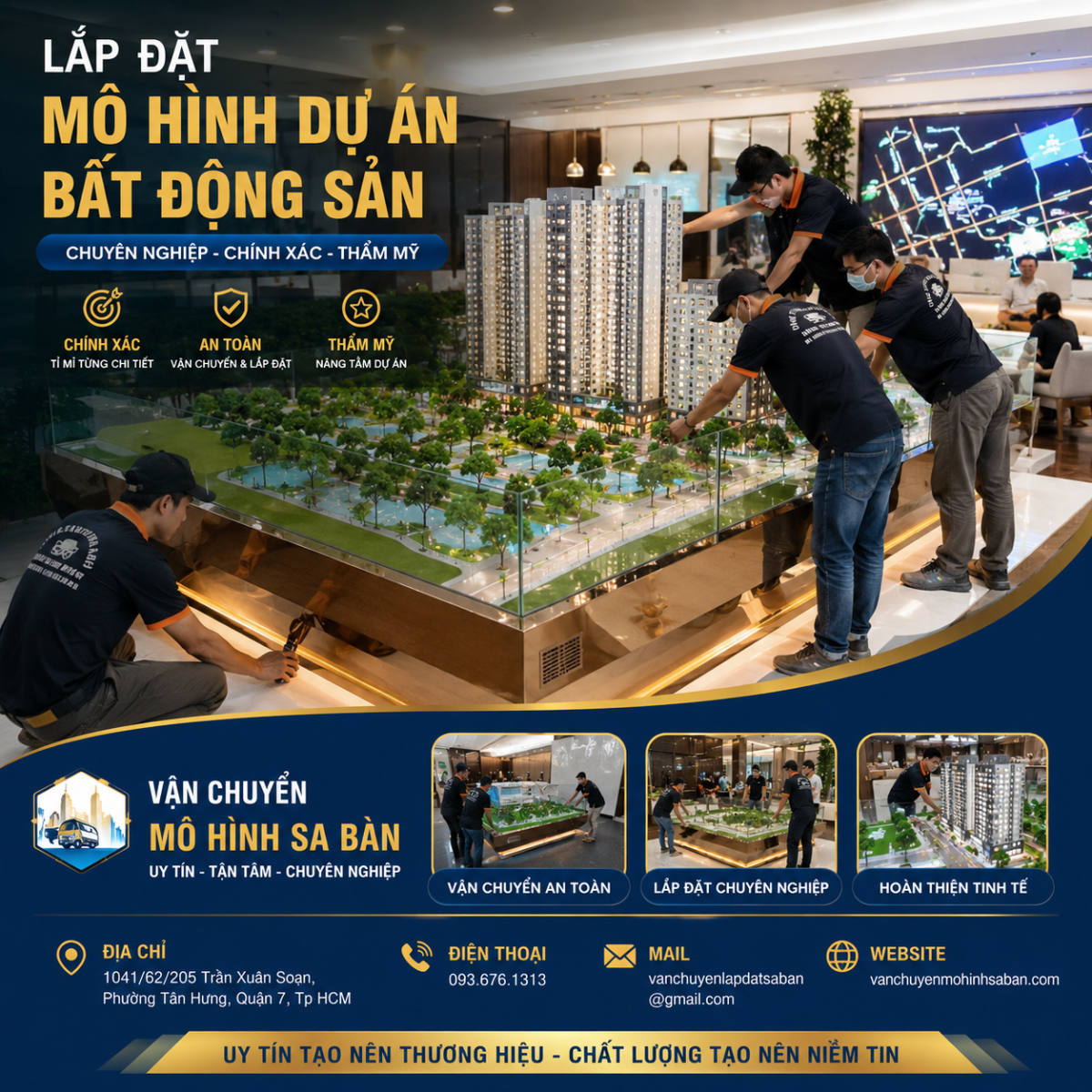 Lắp Đặt Mô Hình Dự Án Bất Động Sản