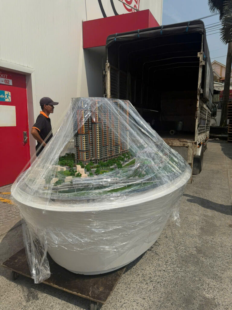 Đóng gói vận chuyển sa bàn an toàn