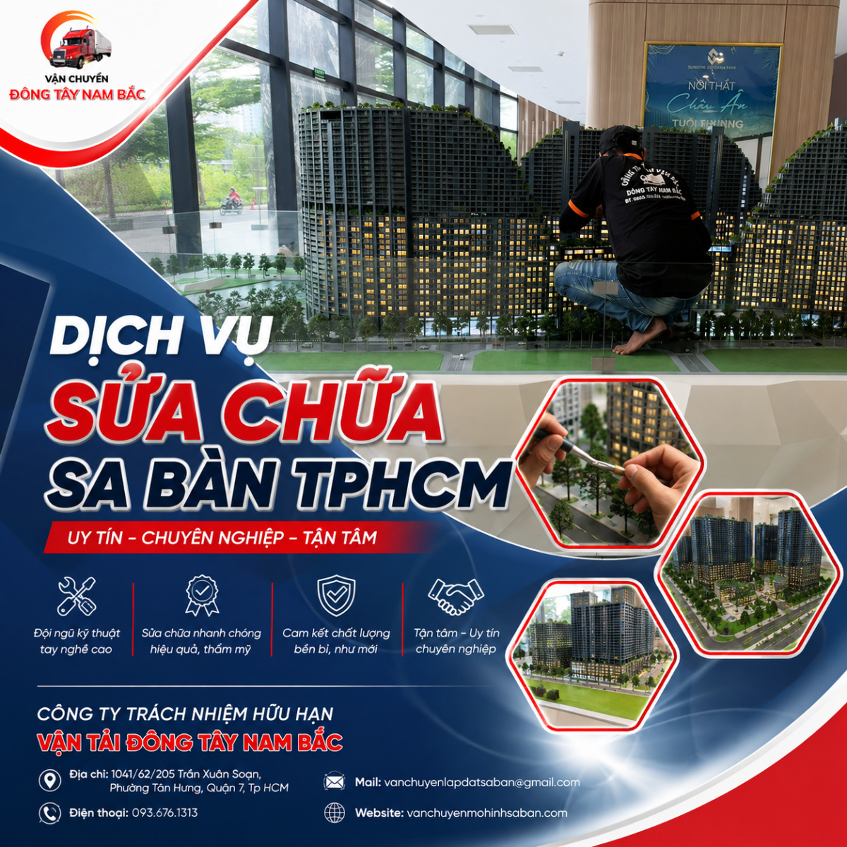 Dịch Vụ Sửa Chữa Sa Bàn TPHCM